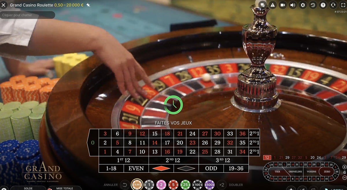 Roulette du Grand Casino de Bucarest