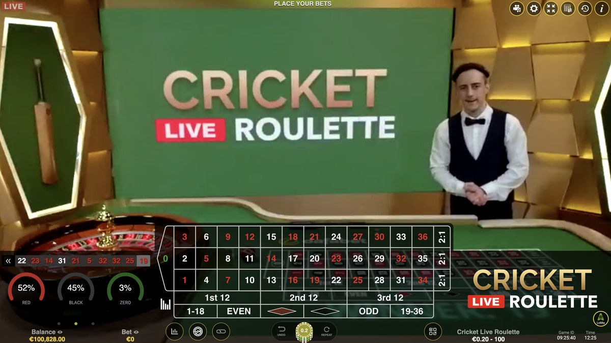 Cricket Roulette Authentic Gaming