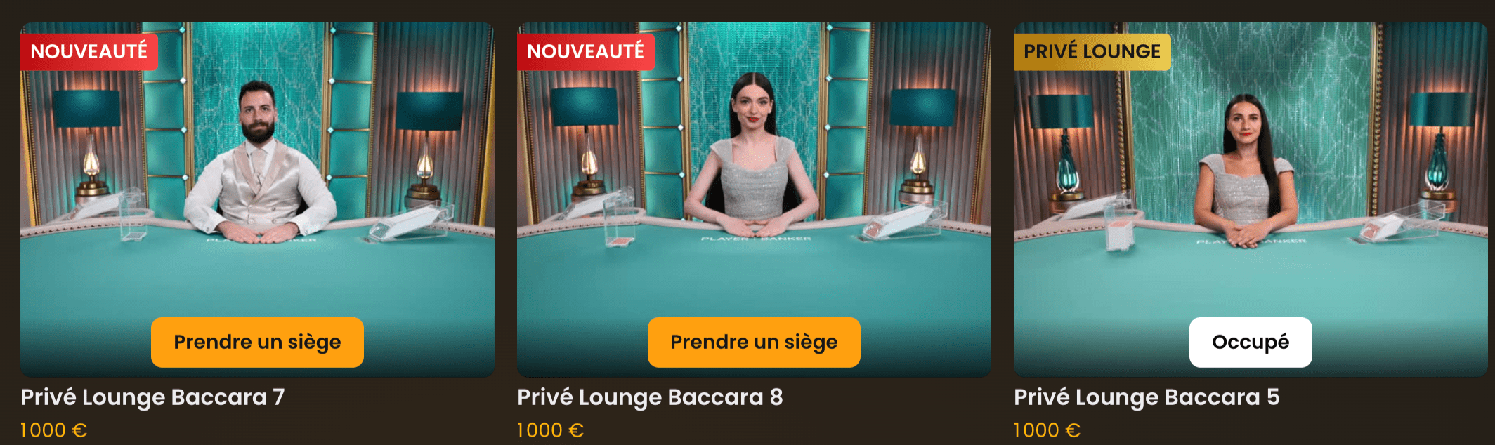 Privé Lounge Baccara VIP