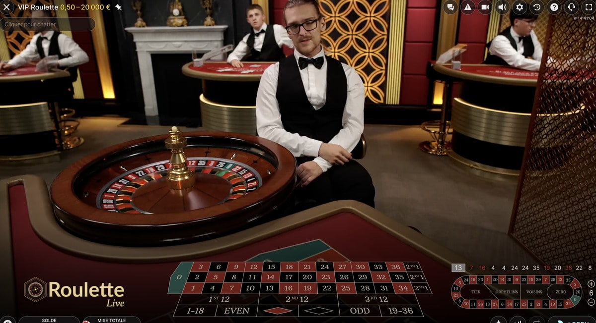 Live Croupier VIP Roulette