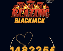 Jackpot au 777Blazing Blackjack au Paris Elysees Club