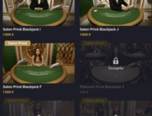 Betzino accueille 3 tables privatives Salon Privé Blackjack