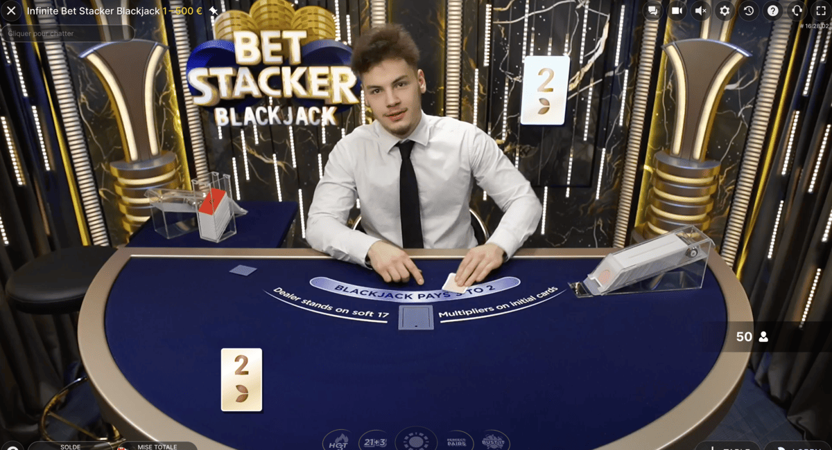 Croupier de Bet Stacker Blackjack